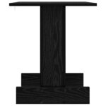 vidaXL Table d'appoint Chêne noir 44 5 x 45 x 55 cm Bois d'ingénierie