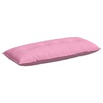 vidaXL Coussin de Dos Rose 120 x 19 x 50 cm tissu