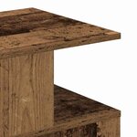 vidaXL Table d'appoint Bois Ancien 30 x 30 x 55 cm Bois d'ingénierie