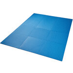 Tectake Ensemble de 12 Dalles Carrées EVA - Tapis de sol, Sport - bleu