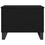 vidaXL Table basse Chêne noir 60 x 44 5 x 45 cm