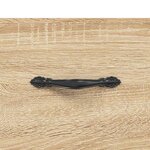 vidaXL Buffet haut Chêne sonoma 69 5x34x180 cm Bois d'ingénierie