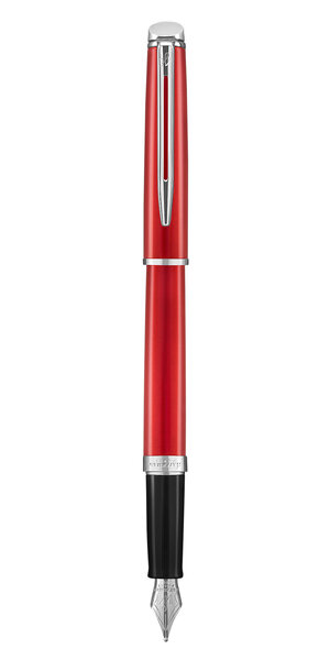 WATERMAN Hemisphere stylo plume, rouge comète, plume moyenne, attributs palladium, écrin
