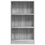vidaXL Bibliothèque sonoma gris 60x24x109 cm bois d'ingénierie