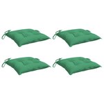 vidaXL Coussins de palette lot de 4 vert 50x50x7 cm tissu oxford