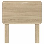 vidaXL Tête de lit Chêne Sonoma 80 cm Bois d'ingénierie
