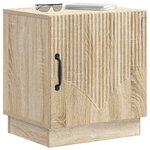 vidaXL Table de chevet 2 Pièces Chêne Sonoma 43 x 34 5 x 47 cm