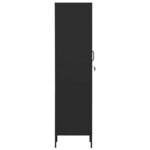 vidaXL Armoire à casiers Noir 35x46x180 cm Acier