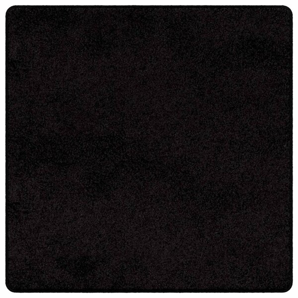 vidaXL Tapis Couloir Noir 100 x 100 cm