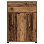 vidaXL Cabinet de salle de bain Bois Ancien 72 5 x 36 5 x 100 cm