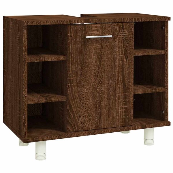 vidaXL Armoire de bain Chêne marron 60x32x53 5 cm Bois d'ingénierie