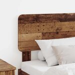 vidaXL Tête de lit Bois Ancien 100 cm Bois d'ingénierie