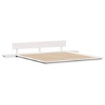 vidaXL Cadre de lit Blanc 180 x 200 cm bois