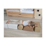 Blocs de mousse beige aire de jeux