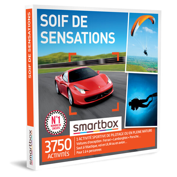 Smartbox - coffret cadeau - soif de sensations
