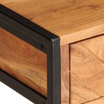vidaXL Table basse 110x55x40 cm bois massif d'acacia