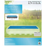 Intex Couverture solaire de piscine Bleu 716x346 cm Polyéthylène