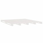 vidaXL Lit de palette blanc 160x200 cm bois de pin massif