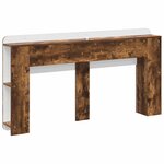 vidaXL Cabinet de Tête de Lit Chêne fumé Bois d'ingénierie