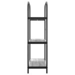 vidaXL Étagère Sonoma gris 80 x 30 x 109 cm Bois d'ingénierie