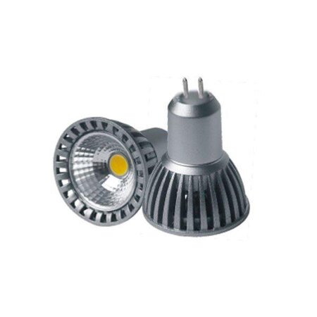 Ampoule led cob gu5.3 / mr16 12v 4w 50° - blanc neutre 4000k - 5500k - silamp