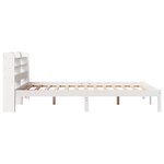 vidaXL Cadre de lit sans matelas blanc 140x200 cm bois de pin massif