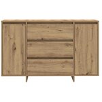 vidaXL Meuble d'appoint Artisan Chêne 120x41x75 cm Bois d'ingénierie