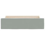 vidaXL Tiroirs de rangement dessous de lit 2 Pièces gris clair