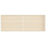 vidaXL Vitrine de collection en bois avec portes 100x8 5x37 cm