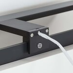 Tiger Lampe de miroir à LED Ancis 60 9 cm Noir