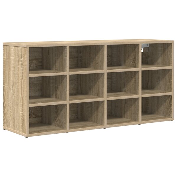vidaXL Cabinet à chaussures avec étagère avec stockage Chêne sonoma 103x30x51 cm