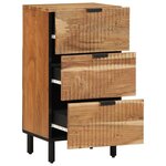 vidaXL Buffet avec étagère Marron 40 x 33 x 75 cm Bois d'acacia massif