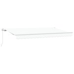 vidaXL Auvent Rétractable Blanc 400x200 cm 400 x 200 cm 4x2 m
