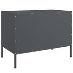 vidaXL Meubles TV 2 Pièces anthracite 68x39x50 5 cm acier
