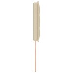 Tête de lit design Lines Crème 140 cm en tissu