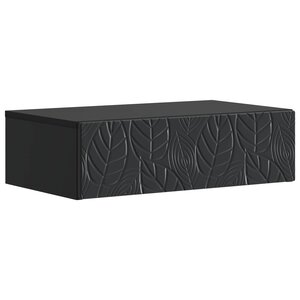 vidaXL Table d'appoint murale 87 5 x 34 5 x 17 cm Bois d'ingénierie