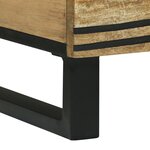 vidaXL Table Basse - 80 x 50 x 40 cm  en Bois de Mangue Massif