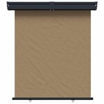 vidaXL Store latéral de balcon 100  polyester fer acier