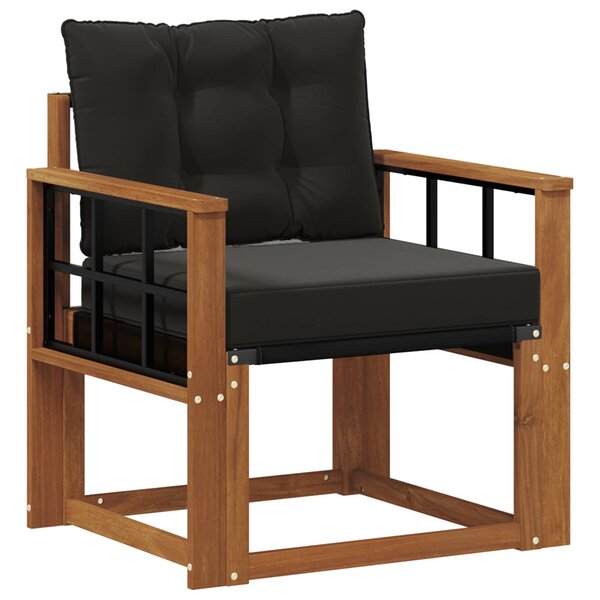 vidaXL 2 Pièce Canapé d’extérieur Bois d'Acacia Massif Naturel