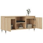 vidaXL Meuble TV chêne sonoma 104x35x50 cm bois d'ingénierie