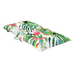 vidaXL Coussins de chaise à dossier bas lot de 4 multicolore tissu