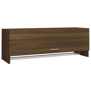 vidaXL Garde-robe Chêne marron 100x32 5x35 cm Bois d'ingénierie