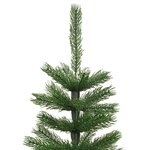 vidaXL Sapin de Noël artificiel mince avec support 150 cm PE