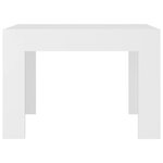 vidaXL Table basse Blanc 50x50x35 cm Aggloméré