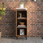 vidaXL Buffet chêne marron 34 5x32 5x90 cm bois d'ingénierie