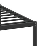 vidaXL Cadre de lit sans matelas chêne fumé 193x203 cm bois ingénierie