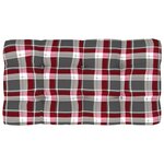 vidaXL Canapé central palette de jardin Blanc Bois de pin imprégné