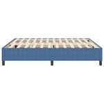 vidaXL Cadre de lit plateforme Bleu 180 x 200 cm