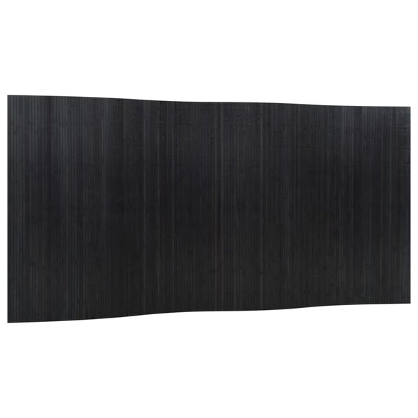 vidaXL Cloison de séparation noir 165x400 cm bambou