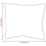 vidaXL Oreiller Blanc 60 x 70 cm